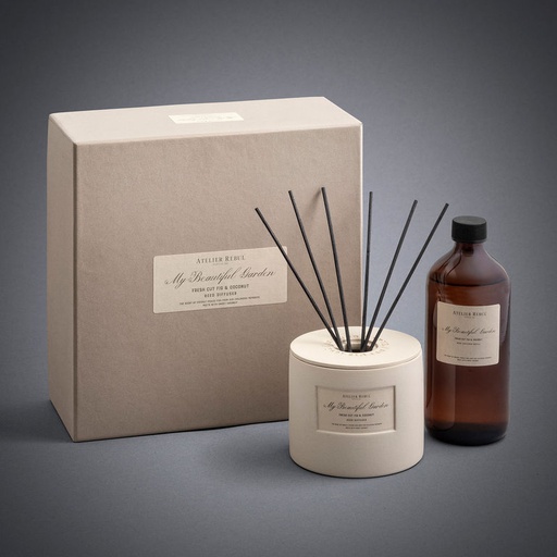 REED DIFFUSER MBG FRESH CUT FIG &amp; COCONUT SET 450 ML